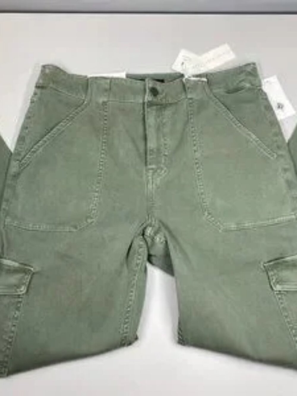 SANCTUARY Denim Cargo Pants Size 32 | Sculpted Hayden Slim – Dark Spruce